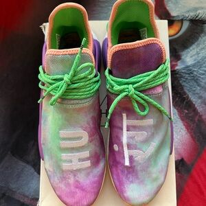Adidas PW HU NMD PRD Sneakers - Purple and Orange